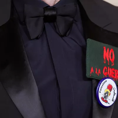 LOS ANGELES (United States), 15/03/2026.- Spanish actor Javier Bardem arrives on the red carpet ahead of the 98th annual Academy Awards ceremony at the Dolby Theatre in the Hollywood neighborhood of Los Angeles, California, USA, 15 March 2026. The Oscars are presented for outstanding individual or collective efforts in filmmaking in 24 categories. EFE/EPA/RYAN SUN
