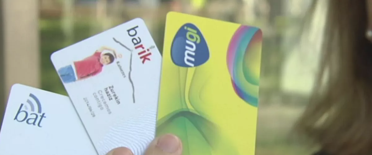 EAEko garraio publikoaren txartelak: Mugi, Barik eta Bat