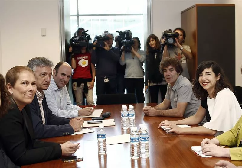 Geroa Bai Uxue Barkos Laura Perez Podemos Navarra. EFE