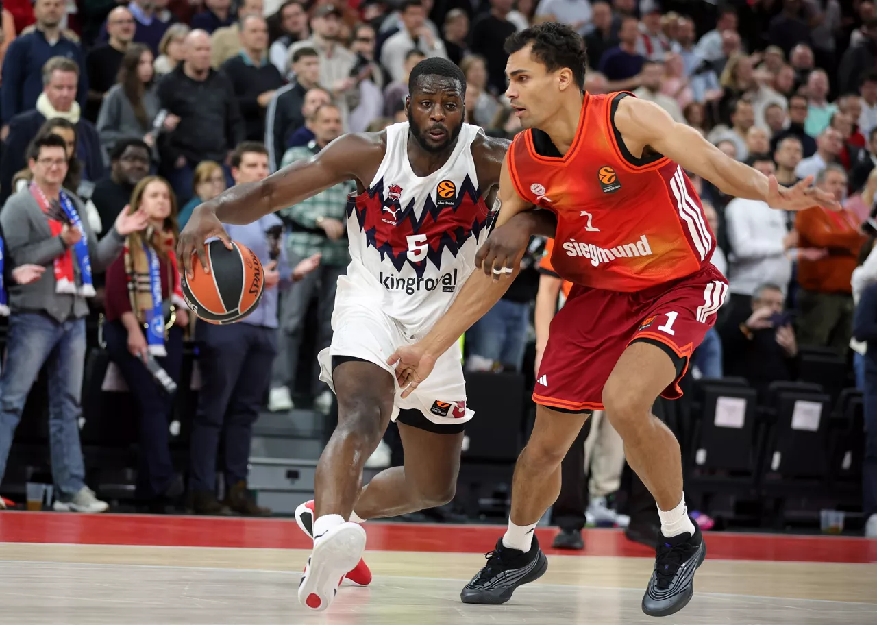 Bayern Munich-Baskonia Euroligan. IRUDIA: Kosner Baskonia.