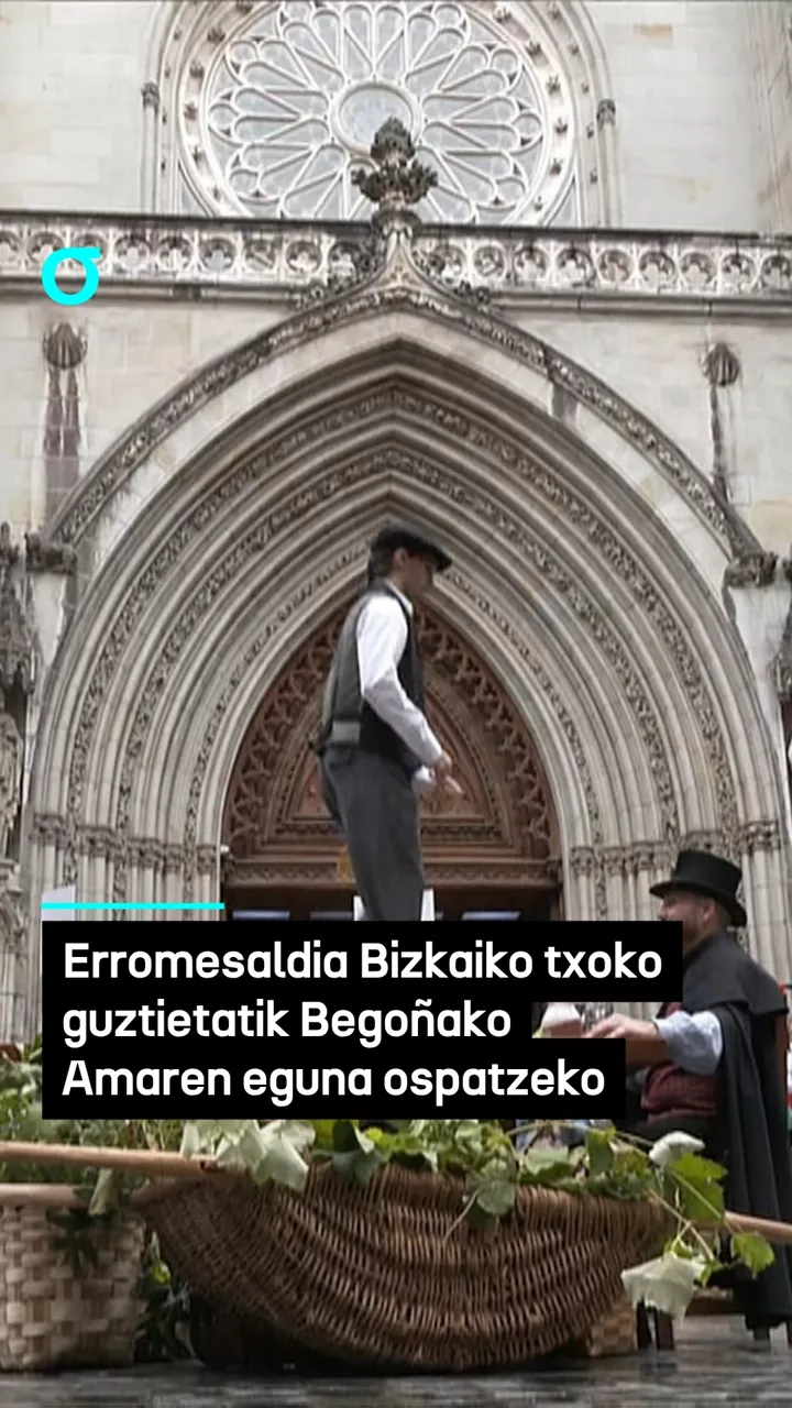 Erromesaldia Bizkaiko txoko guztietatik Begoñako Amaren eguna ospatzeko
