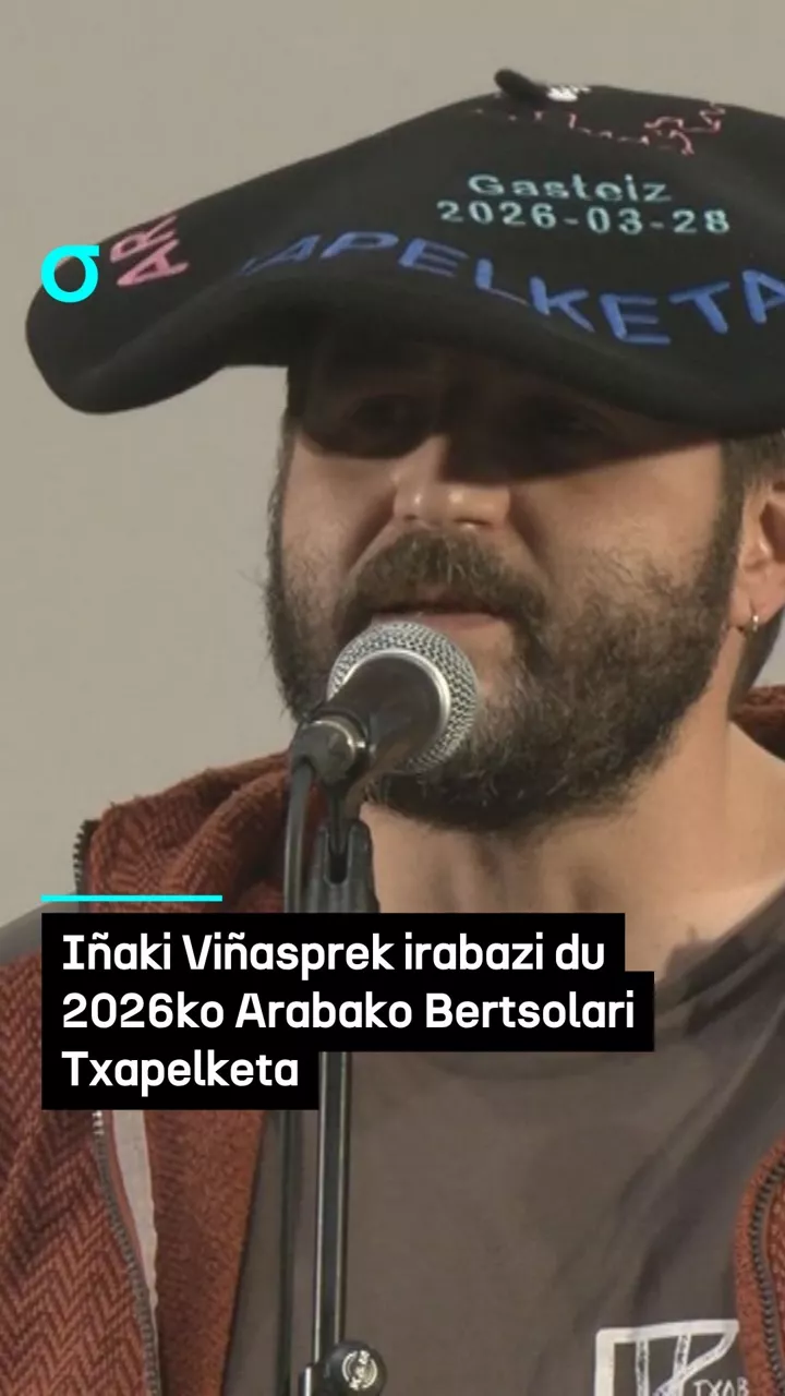 Iñaki Viñasprek irabazi du 2026ko Arabako Bertsolari Txapelketa