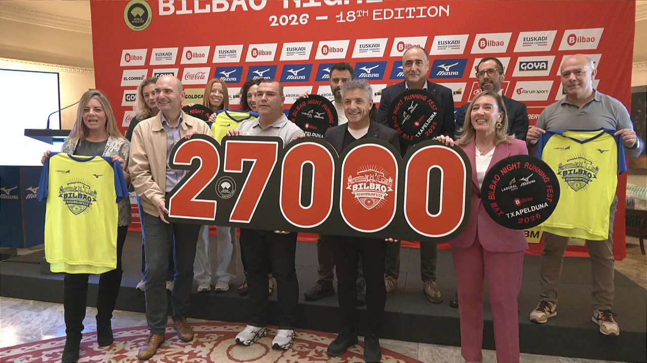 Bilbao Night Run lasterketaren aurkezpena