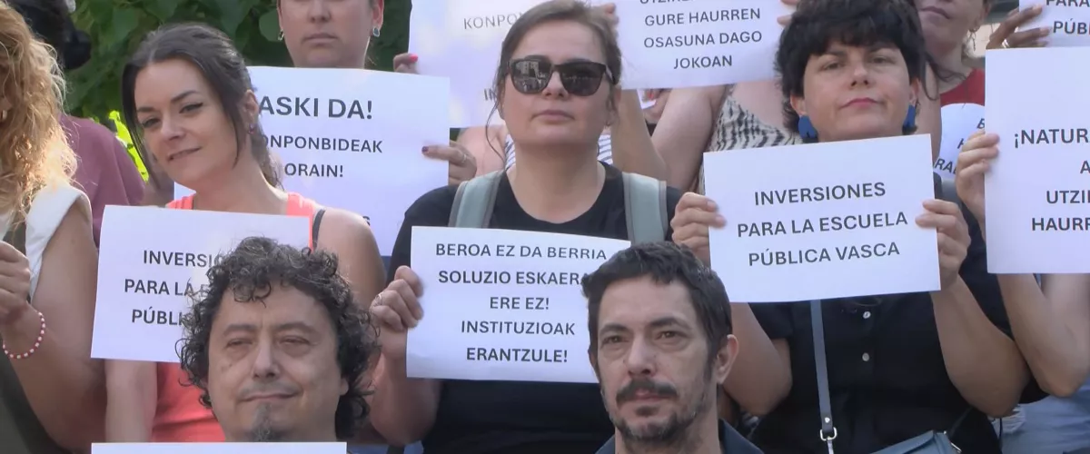 Bilboko eskola publikoetako guraso elkarteak beroa