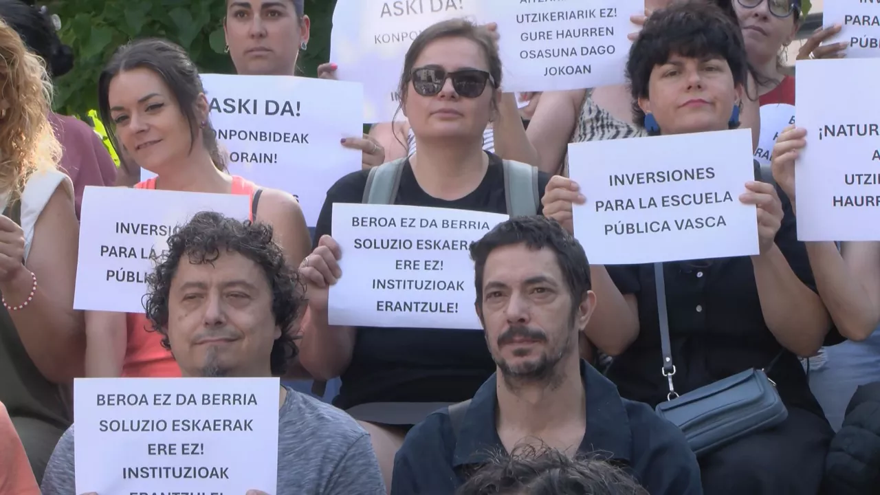Bilboko eskola publikoetako guraso elkarteak beroa