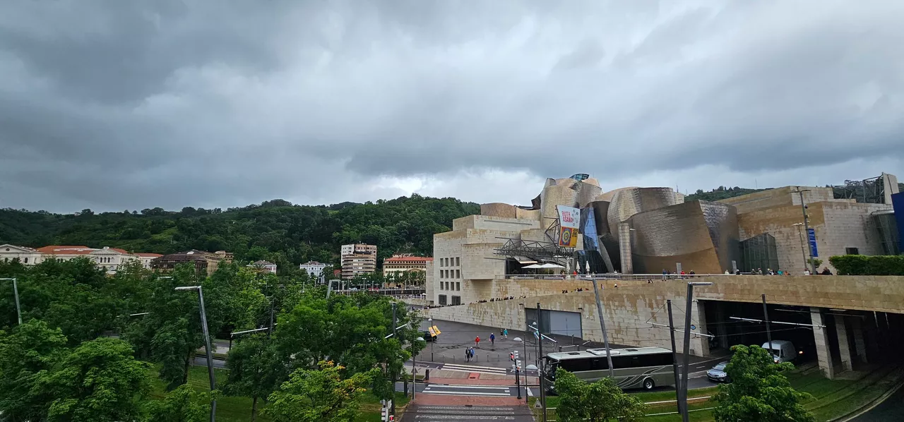 Eguraldia Bilbon, Guggenheim inguruan
