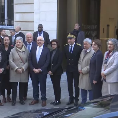 Reinauguran el museo Bonnat-Helleu con la presencia del alcalde de Baiona, la ministra francesa de Cultura y su homóloga vasca