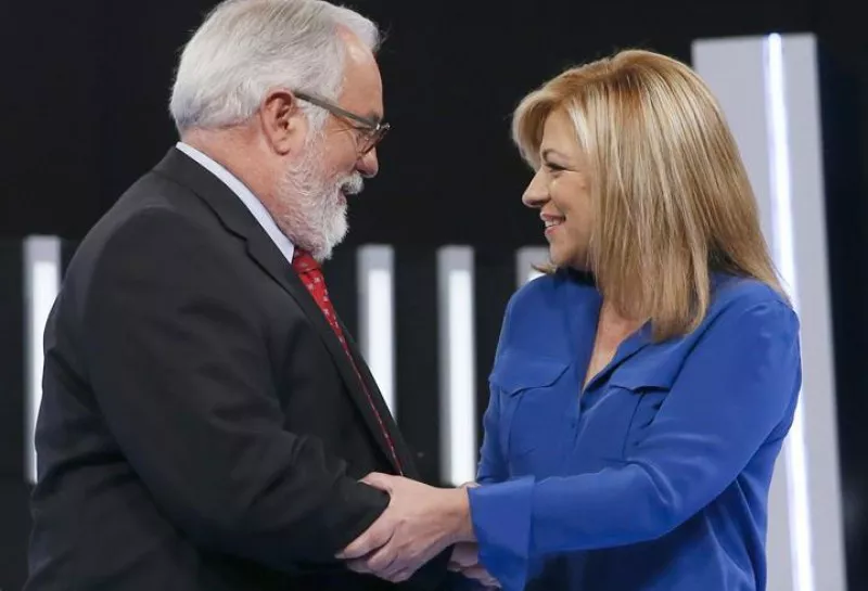 miguel arias cañete pp elena valenciano psoe hauteskundeak europa debatea efe