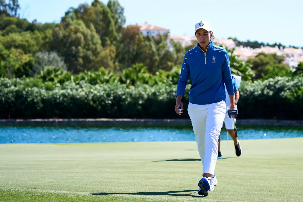 Carlota Ciganda, en Solheim Cup 2023