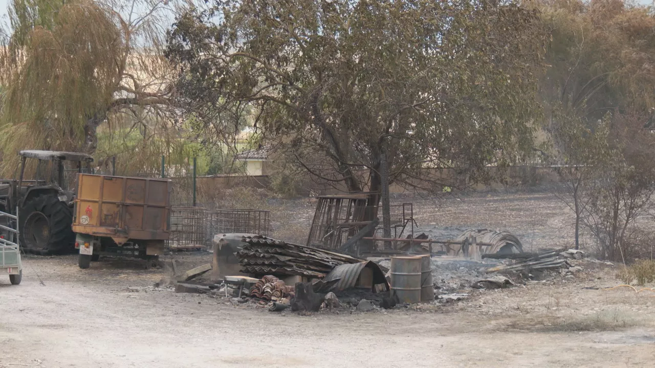 Extinguido el incendio de Castejón