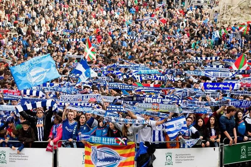 Celebración ascenso Alavés
