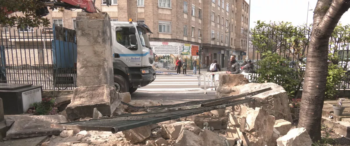 Accidente cementerio