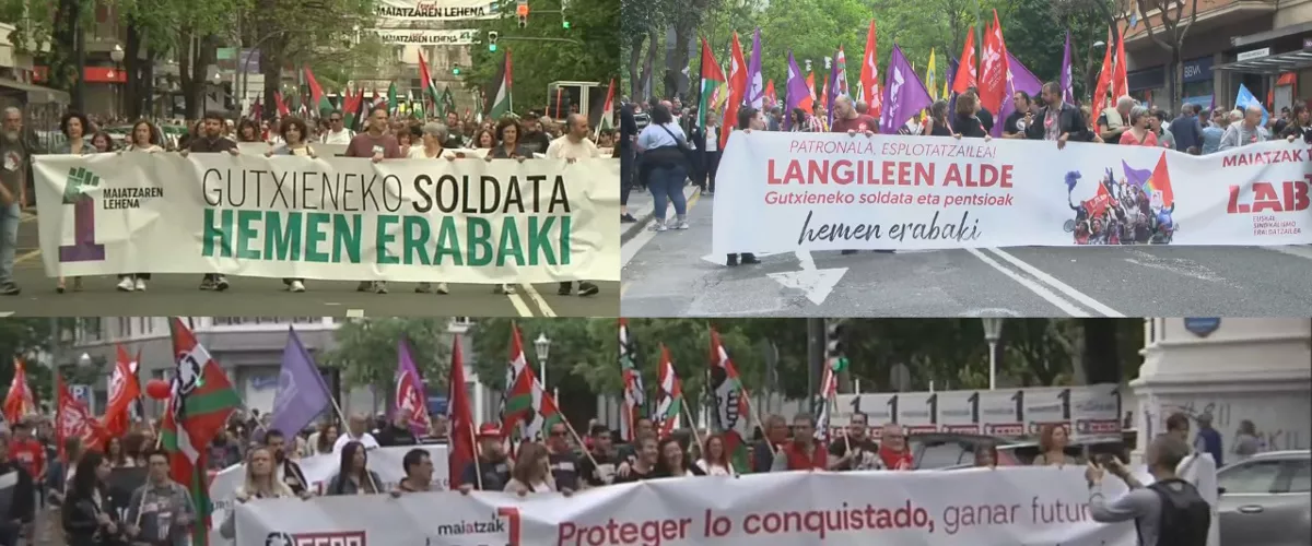 collage 1 de mayo 2025 sindicatos