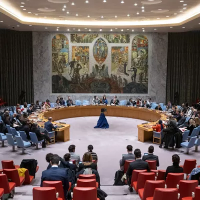 (Foto de ARCHIVO)

UNITED NATIONS, April 3, 2024  -- A UN Security Council meeting on children and armed conflict is held at the UN headquarters in New York, on April 3, 2024. The United Nations raised alarms Wednesday over the alarming global uptick in incidents where humanitarian aid for children is being obstructed, warning of dire consequences for the most vulnerable.



Europa Press/Contacto/Eskinder Debebe/UN Photo

04/4/2024