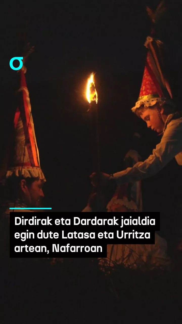 Dirdirak eta Dardarak jaialdia egin dute Latasa eta Urritza artean, Nafarroan