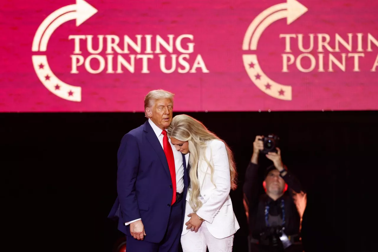 Donald Trump Erika Kirk Charlie Kirk