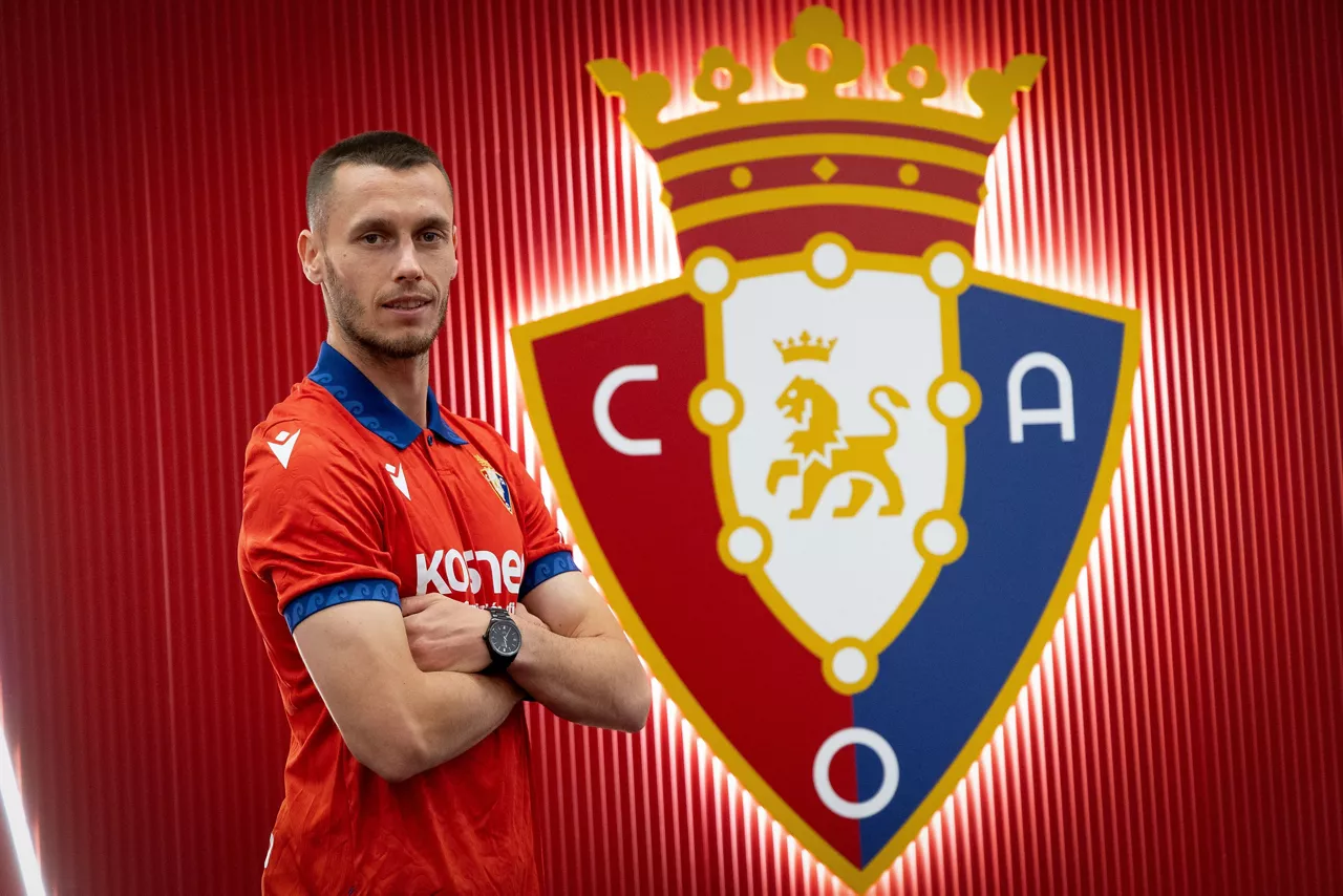 Jonathan Dubasin, jugador de Osasuna