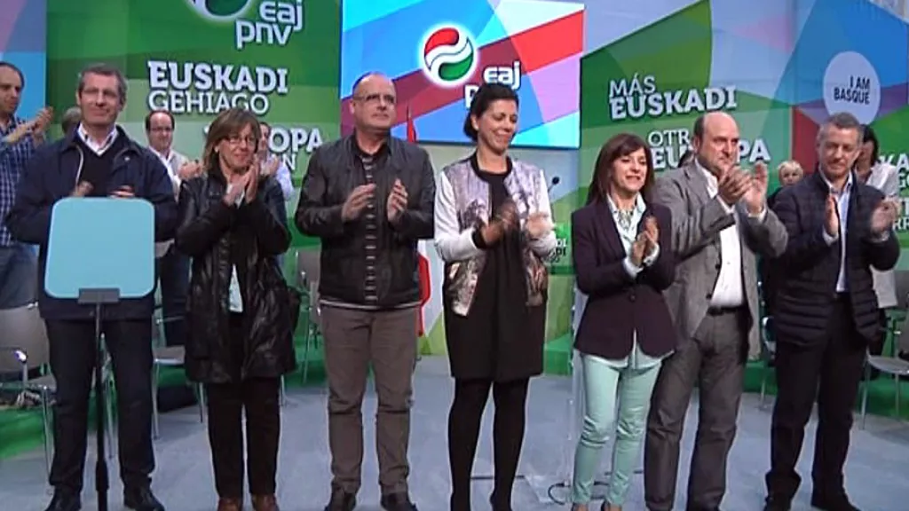 EAJren ekitaldia Eibarren. EiTB