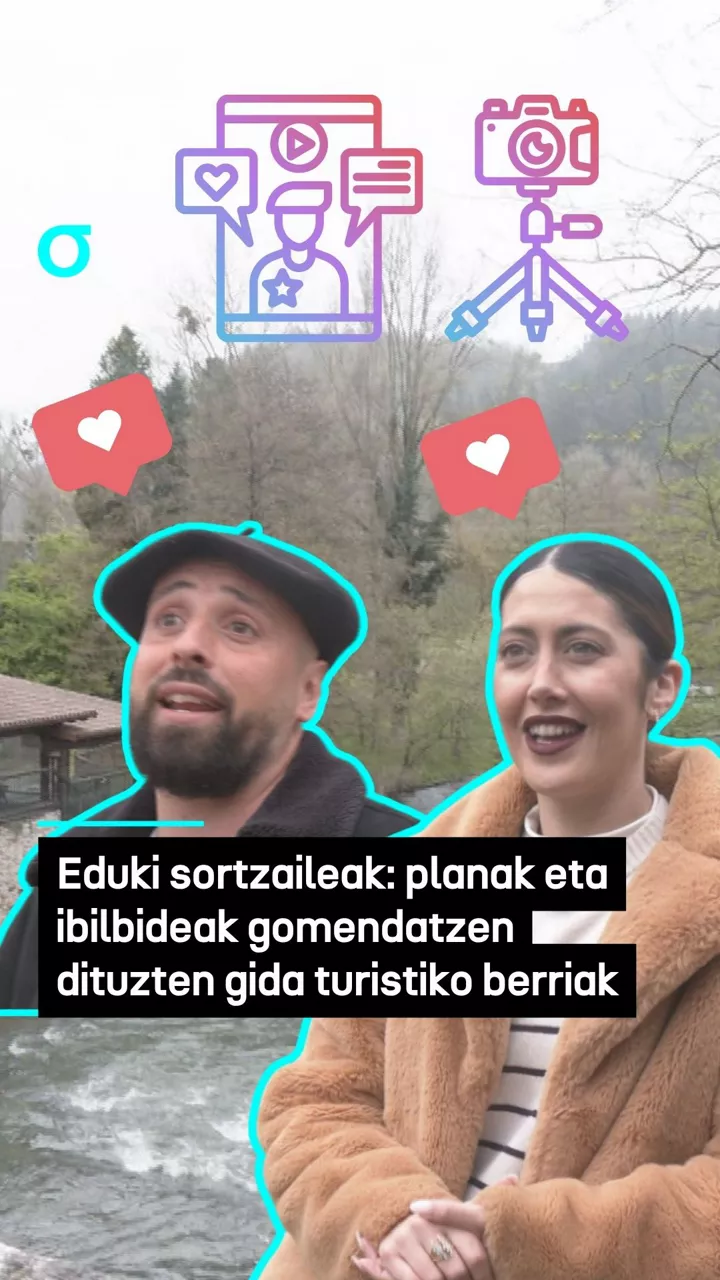 Eduki sortzaileak: planak eta ibilbideak gomendatzen dituzten gida turistiko berriak