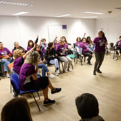 Encierro en la Casa de las Mujeres de las trabajadoras de las residencias de Gipuzkoa