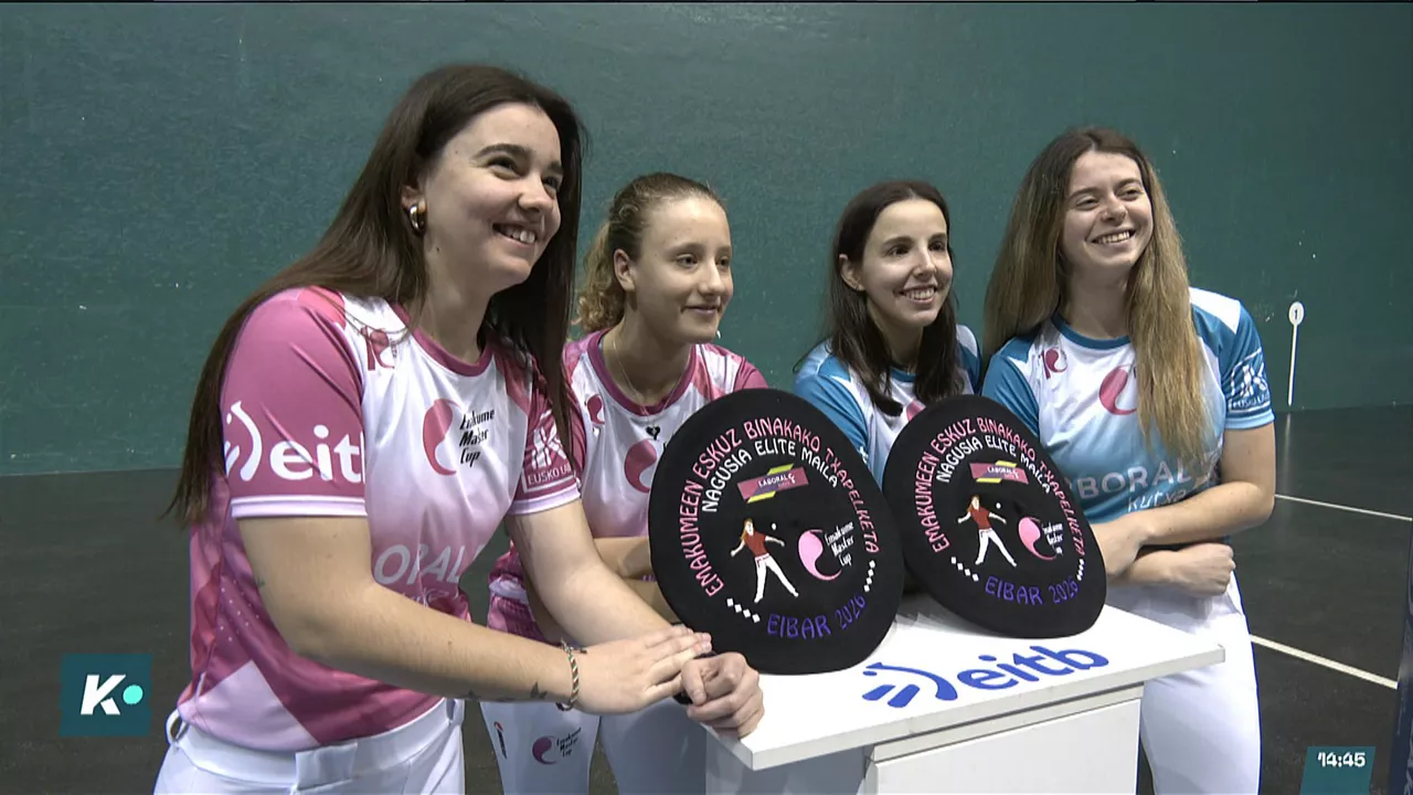 Emakume Master Cup: material hautaketa