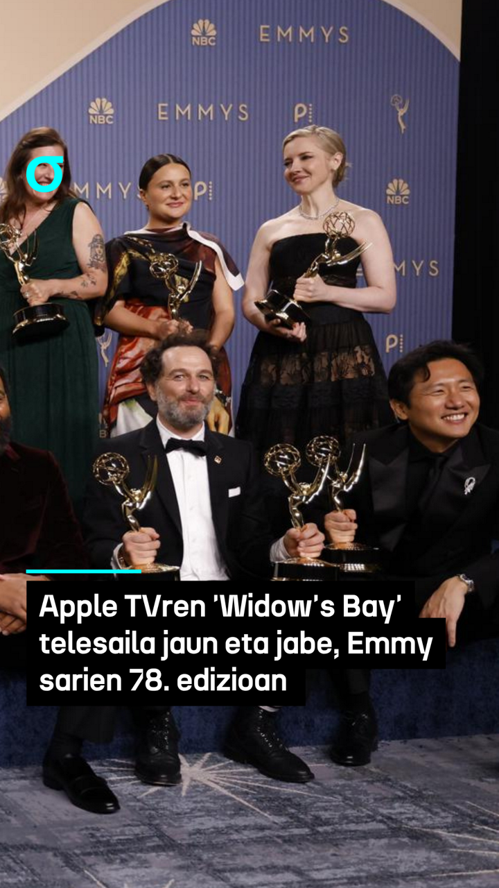 Apple TVren 'Widow's Bay' telesaila jaun eta jabe, Emmy sarien 78. edizioan 
