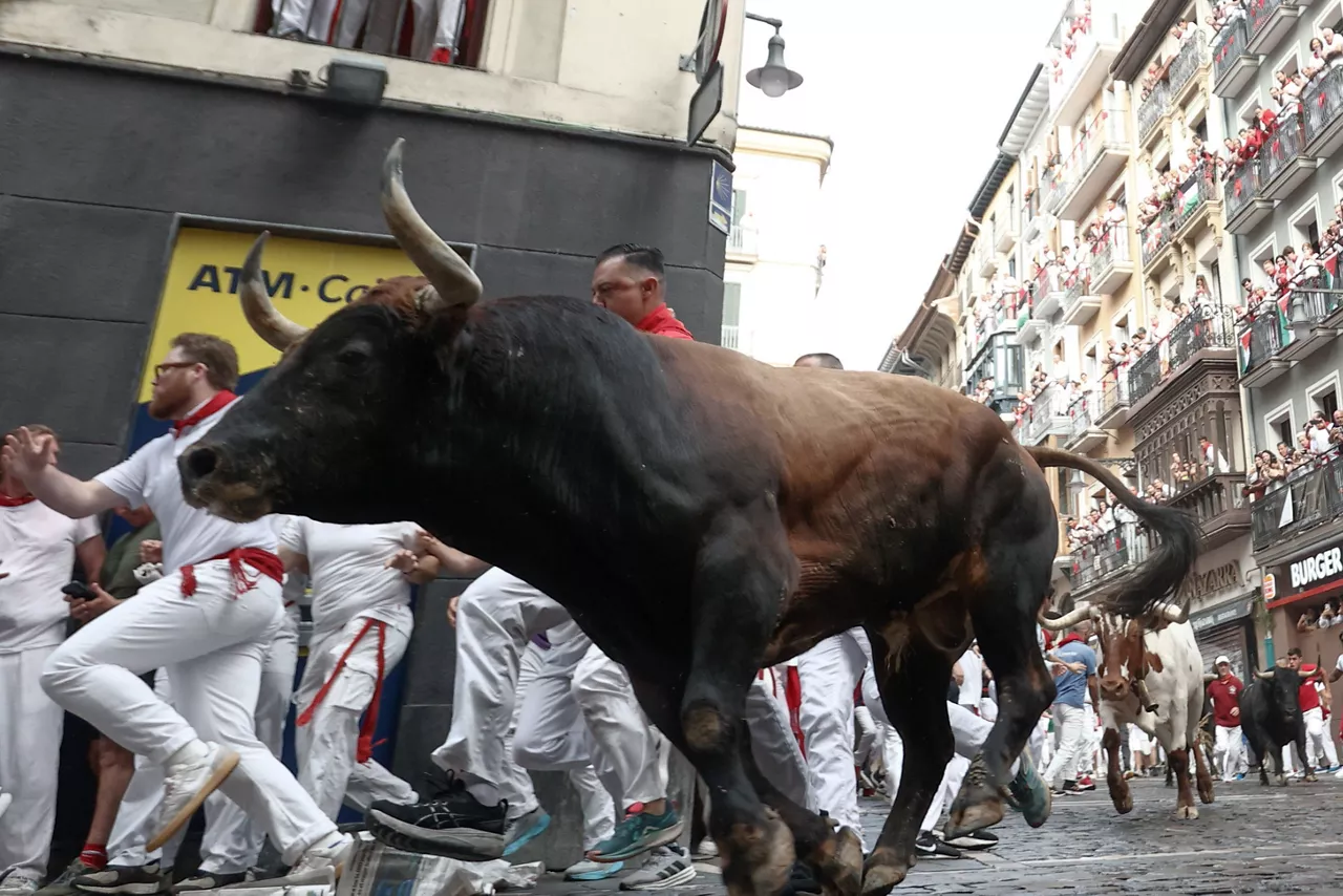 Sanfermines confinement. Photo: EFE