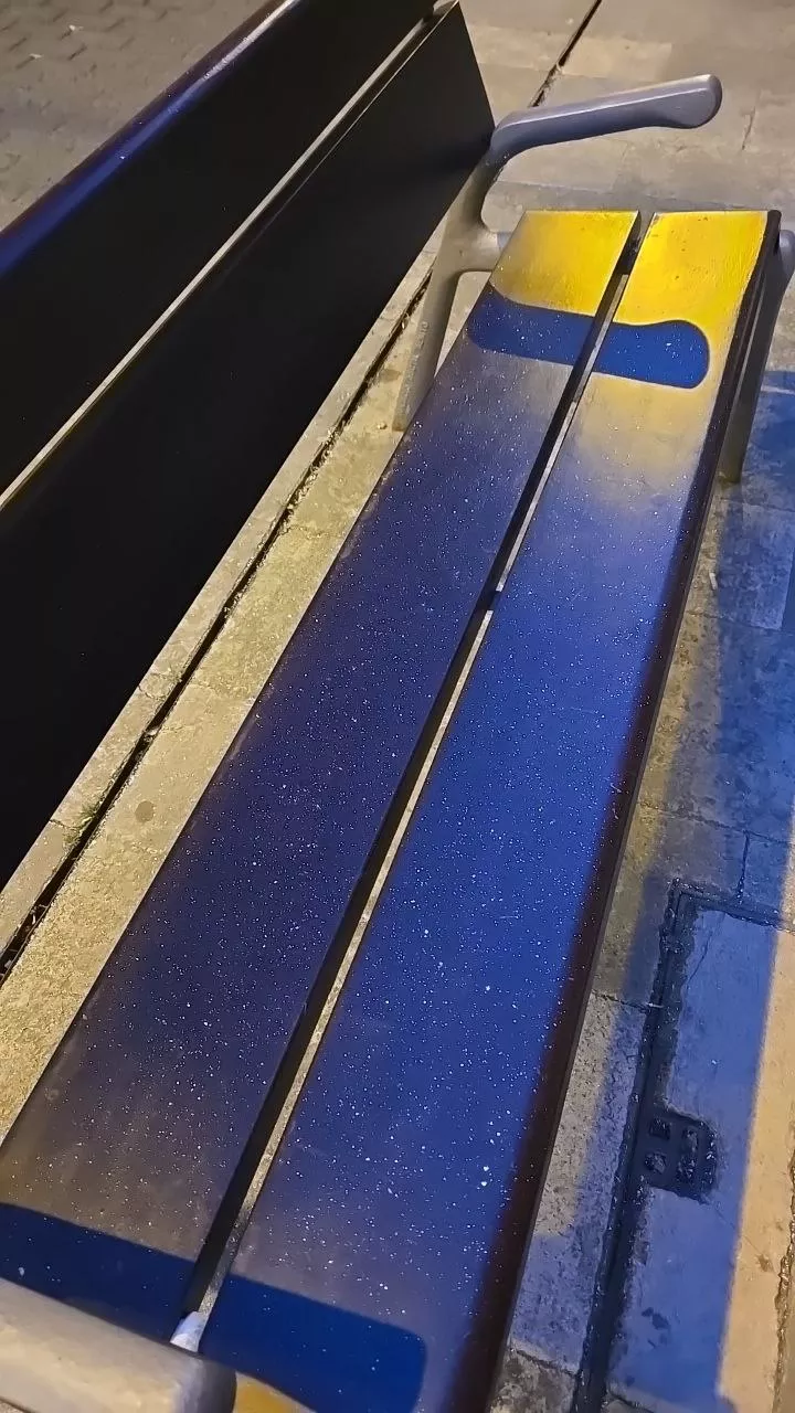 Errautsa Durangoko banku batean.