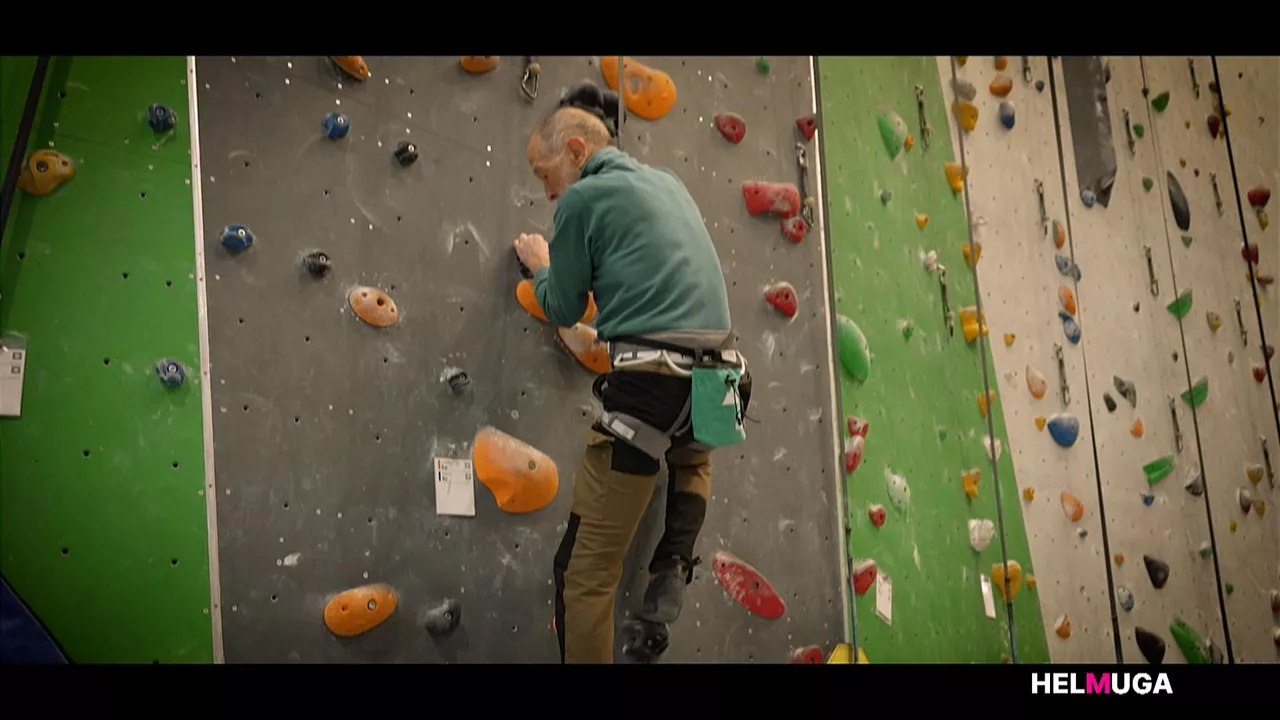 Joserra Perea eskalatzailea, Helmuga saioan