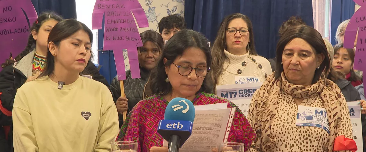 Etxeko langileen kolektiboek bat egin dute astearteko mobilizazioarekin