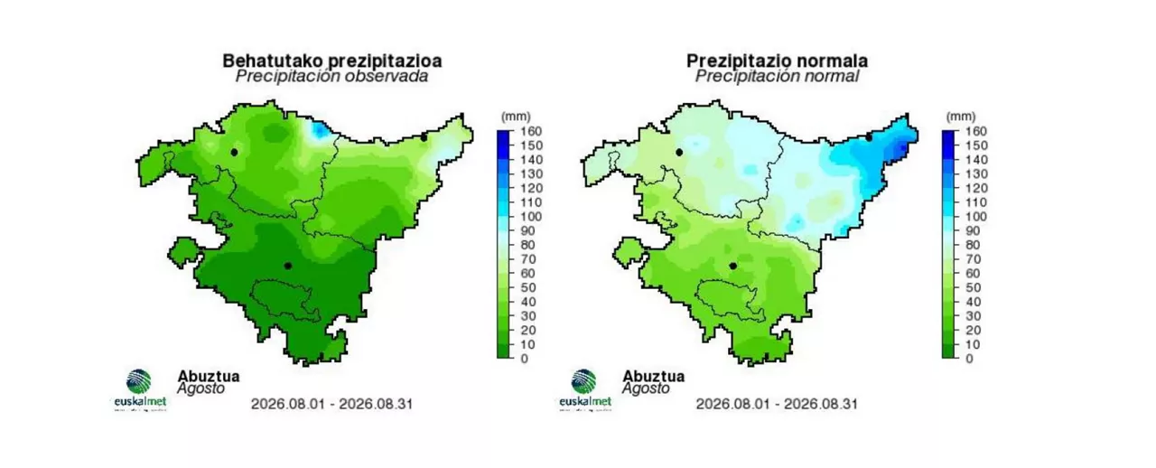 Seguimiento de la precipitación. Foto: Euskalmet