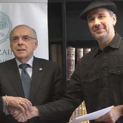 Miren Agur Meabe, Andres Urrutia eta Mikel Ayllon