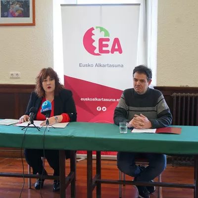 Eba Blanco EA Eusko Alkartasuna Ricardo Burutaran