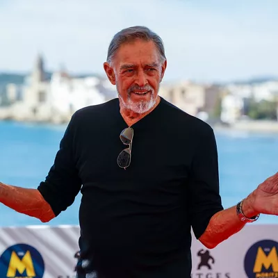 El actor Fabio Testi posa en el photocall del Festival de Sitges 2024, a 5 de octubre de 2024, en Sitges, Barcelona, Catalunya.