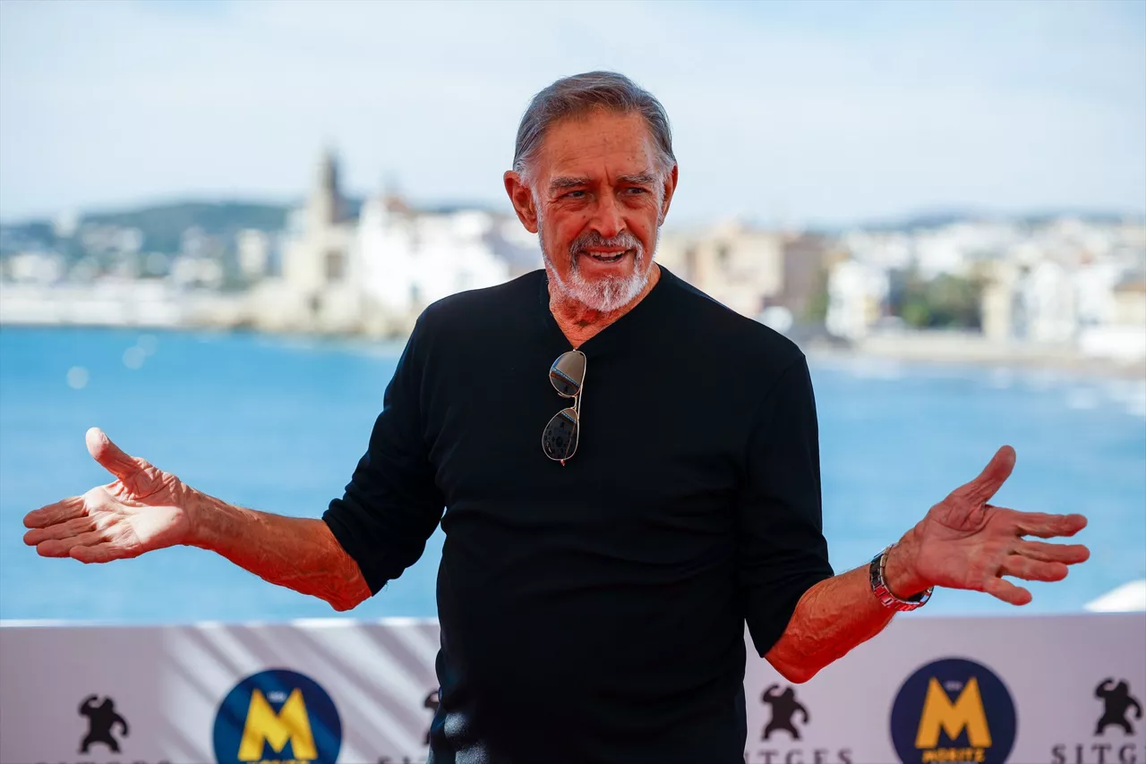 El actor Fabio Testi posa en el photocall del Festival de Sitges 2024, a 5 de octubre de 2024, en Sitges, Barcelona, Catalunya.