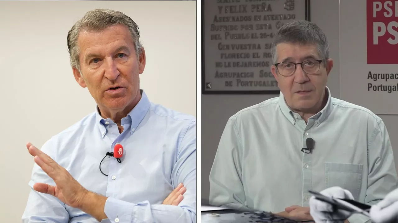Alberto Nuñez Feijoo eta Patxi Lopez