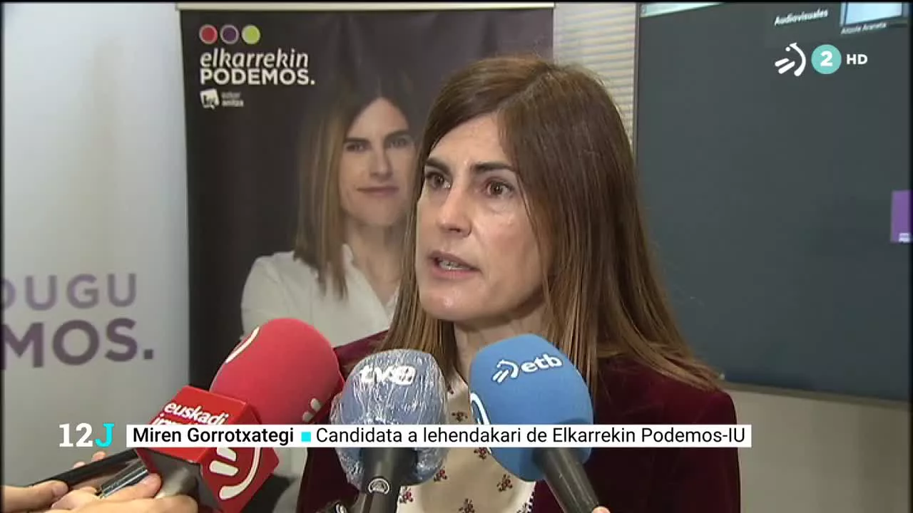La candidata a lehendakari de elkarrekin podemos ha reinvindicado respeto, libertad e igualdad para todas las opciónes sexual en la víspera del día del orgullo LGTBI