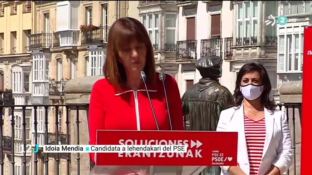 Junto a las presidentas socialistas de Navarra y La Rioja, la candidata a lehendakari Idoia Mendia ha querido ofrecer una mirada de progreso colaborativa por encima de fronteras y banderas.