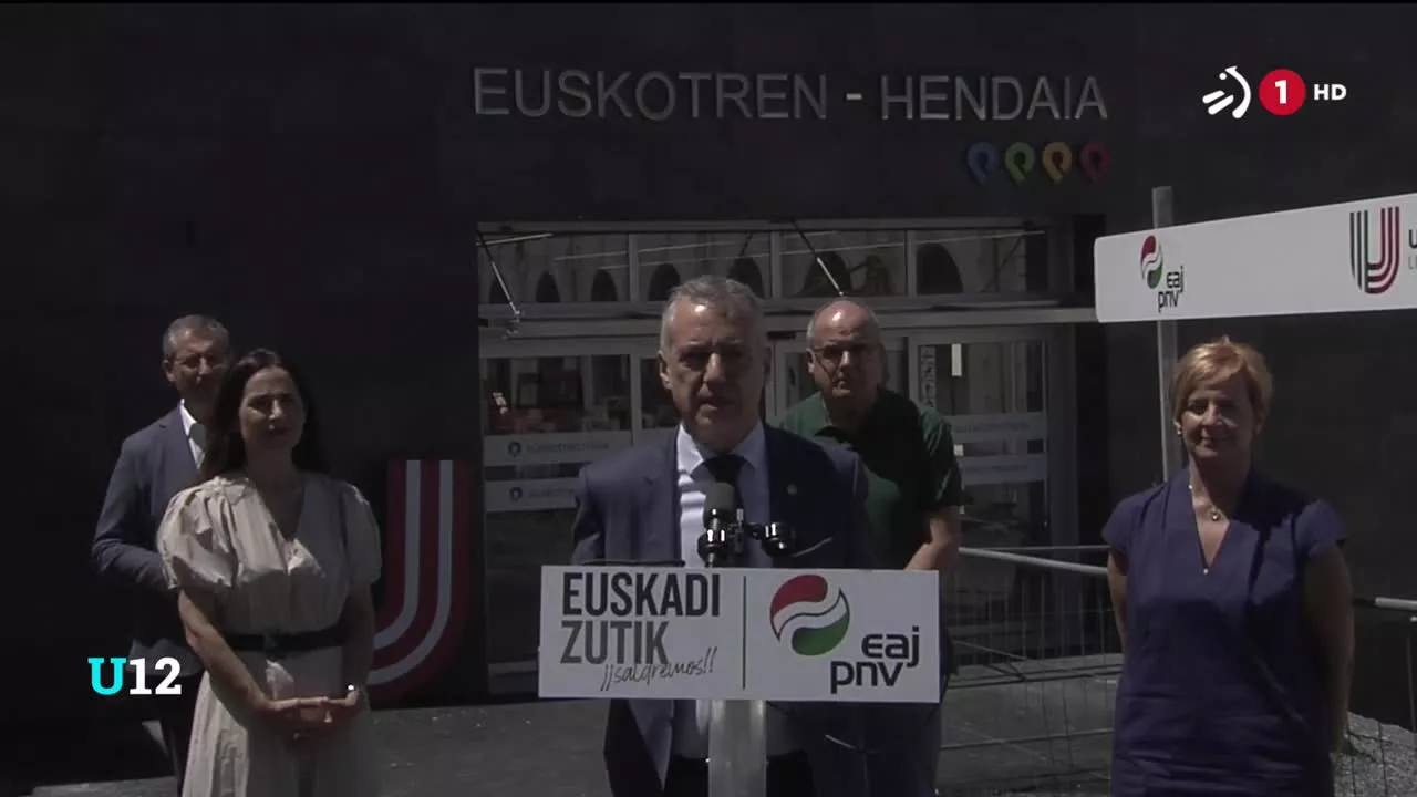 EAJren proiektua Euskadi, Nafarroa eta Akitania Berria Euroeskualdea eta mugaz gaindiko lankidetza proiektuak indartzea dela adierazi du Iñigo Urkullu lehendakarigaiak.