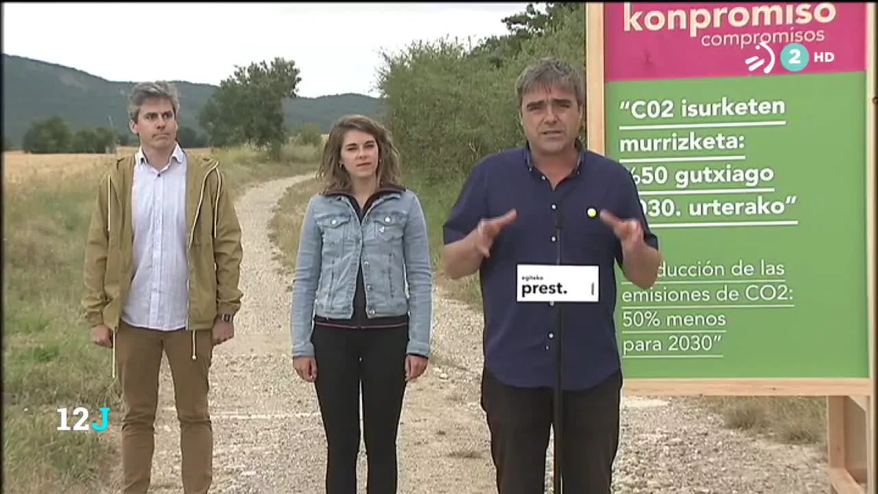 EH Bildu ha visitado Subijana y ha propuesto una Ley de Clima y Transición Energética que permita a Euskadi ser neutra en emisiones en 2040.
