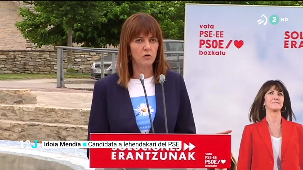 "La candidata socialista reitera que el PSE-EE trabajará por el ""rescate social, no en la salvación nacional""."