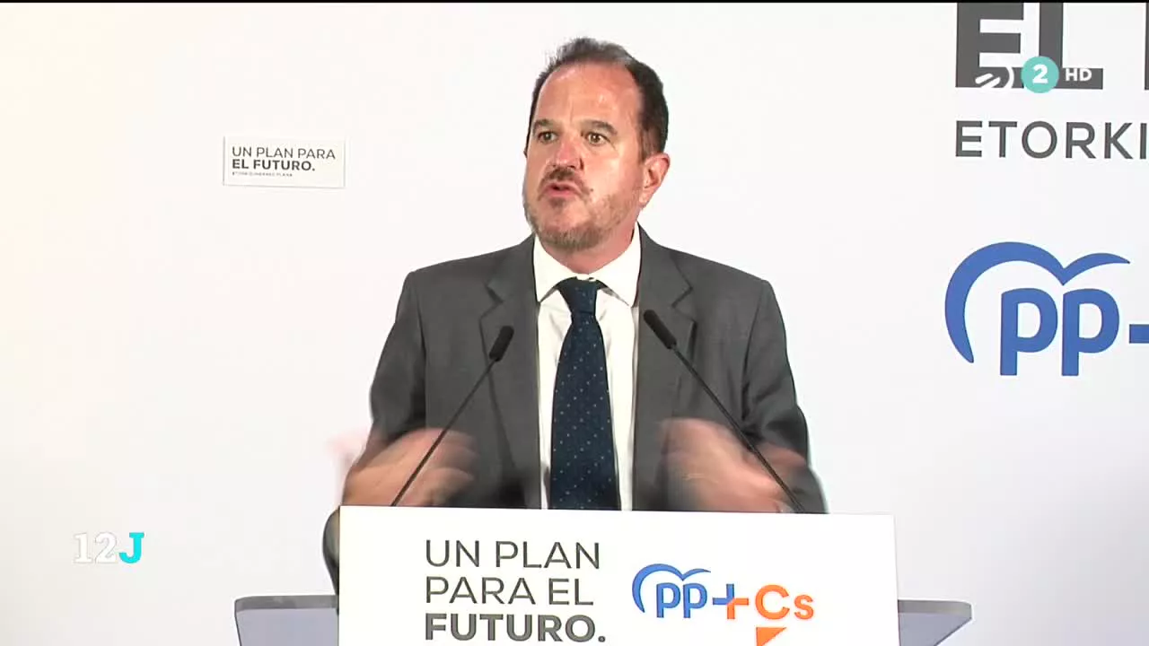 Iturgaiz advierte que el PNV se presenta a las elecciones con la careta de moderado, pero luego hace acuerdos con EH Bildu.