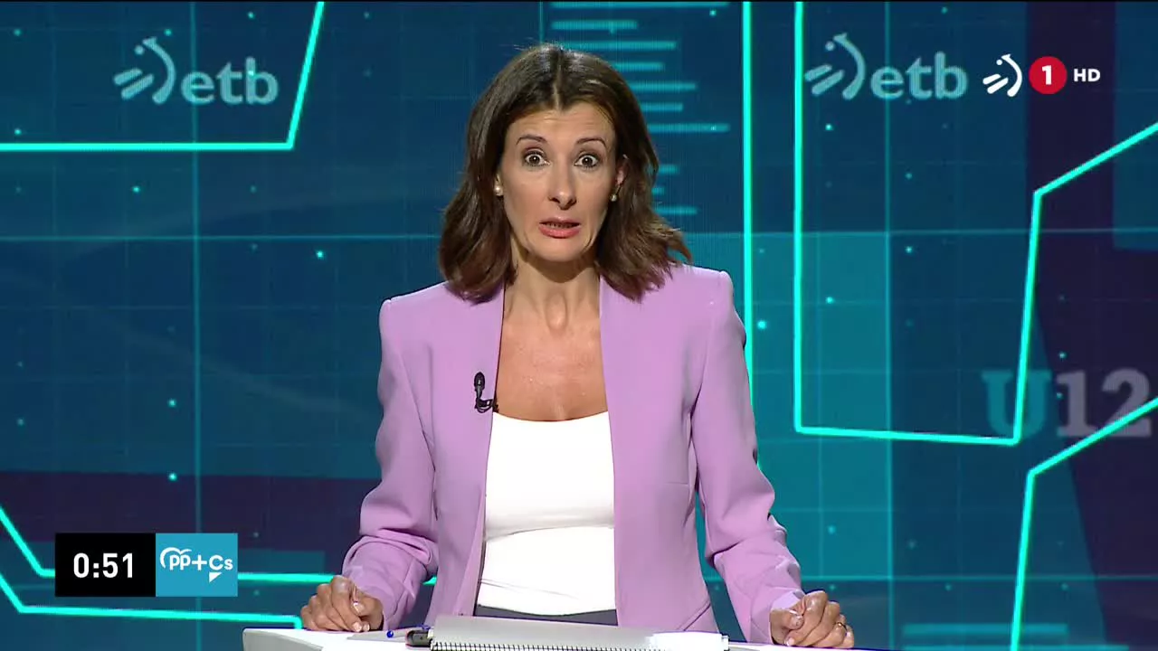 Laura Garridoren (PP-Cs) azken mezua, ETB1eko hauteskunde debatean.
