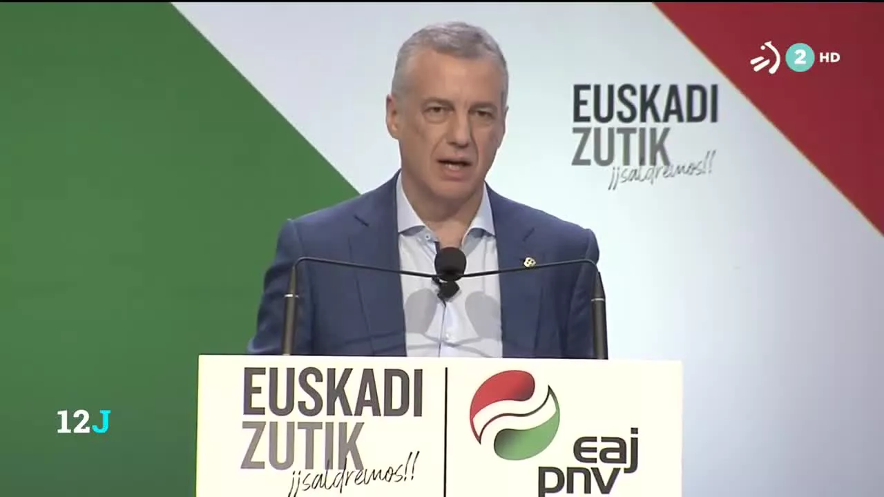 El PNV ha celebrado en Bilbao el acto de fin de campaña. El PNV cree que las elecciones del domingo son las más importantes en 40 años y pide una movilización masiva.