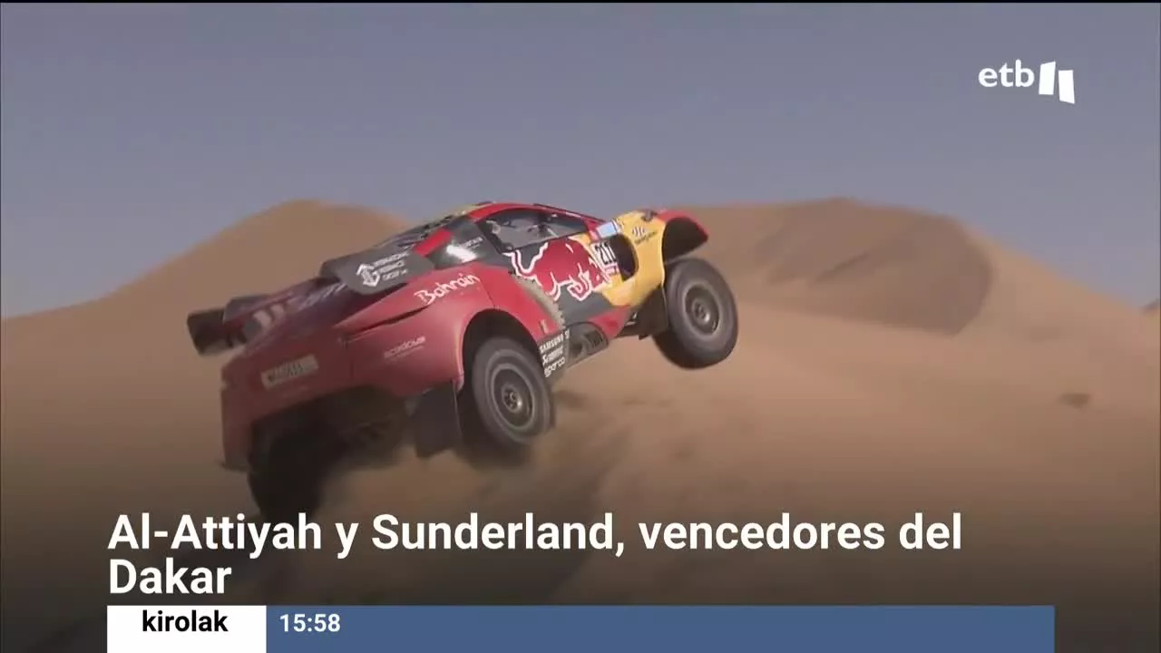 El piloto catarí Nasser Al-Attiyah (Toyota) se ha proclamado campeón del Rally Dakar 2022 en categoría de coches, su cuarto 'touareg'. Mientras que en motos fue Sam Sunderland (GasGas) quien conquistó su segundo Dakar.