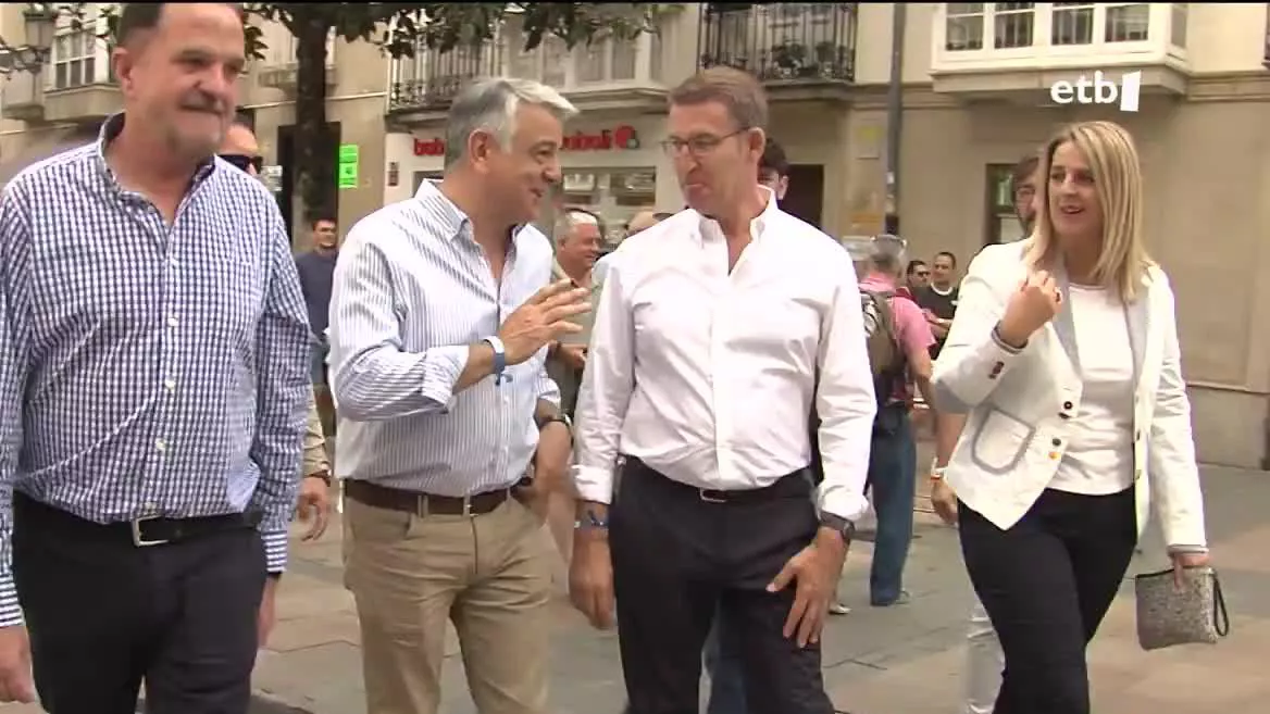 "Espainian krisi bat dagoen bakoitzean popularrek konpontzen dutela defendatu du Alberto Nuñez Feijook Gasteizen, eta Pedro Sanchezen gobernuak ""utziko duen zorra"" kritikatu du. Carlos iturgaizek, euskadiko PPren presidenteak moderaziotik eta erdigunetik lan egingo dutela agindu du."