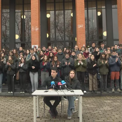 Gasteizen EHUko ikasleen prentsaurrekoa