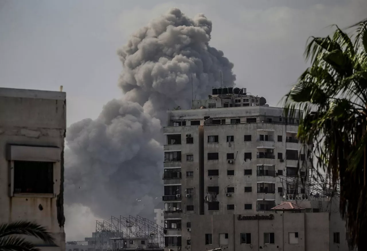 Attaques de l'armée israélienne à Gaza. Photo d'archives : EFE