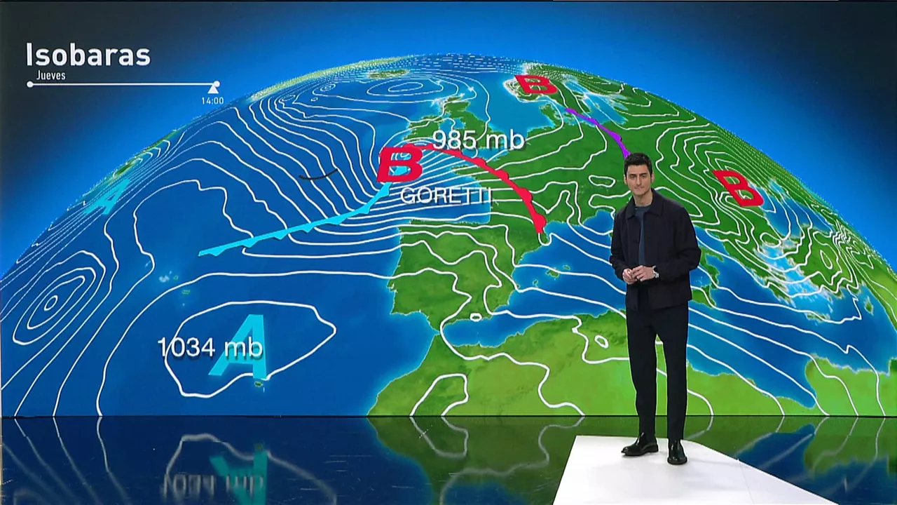 Ciclogénesis explosiva Goretti