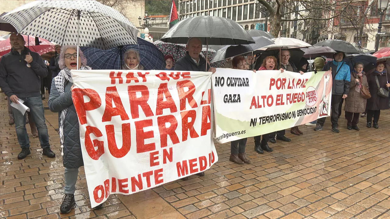 Bilbao se moviliza contra la guerra en Oriente Próximo y reclama no olvidar Gaza